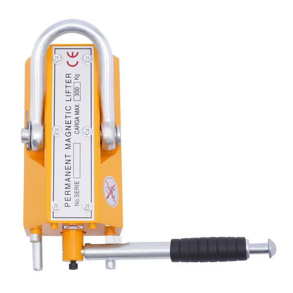 Lifting Magnet with Release 660lbs Portable permanent magnetic lifter crane Steel lifting tool